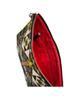 Greedilous Black Geometric Clutch Bag
