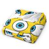 Eye Pattern Blanket Warm Soft Street Trend Plush Throw Blanket For Kids Adult Outdoor Flannel Bedspread Bed Cover