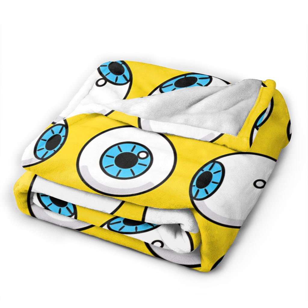 Eye Pattern Blanket Warm Soft Street Trend Plush Throw Blanket For Kids Adult Outdoor Flannel Bedspread Bed Cover