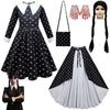 Family The Addams Cosplay Costumes For Halloween Party Dress Up
