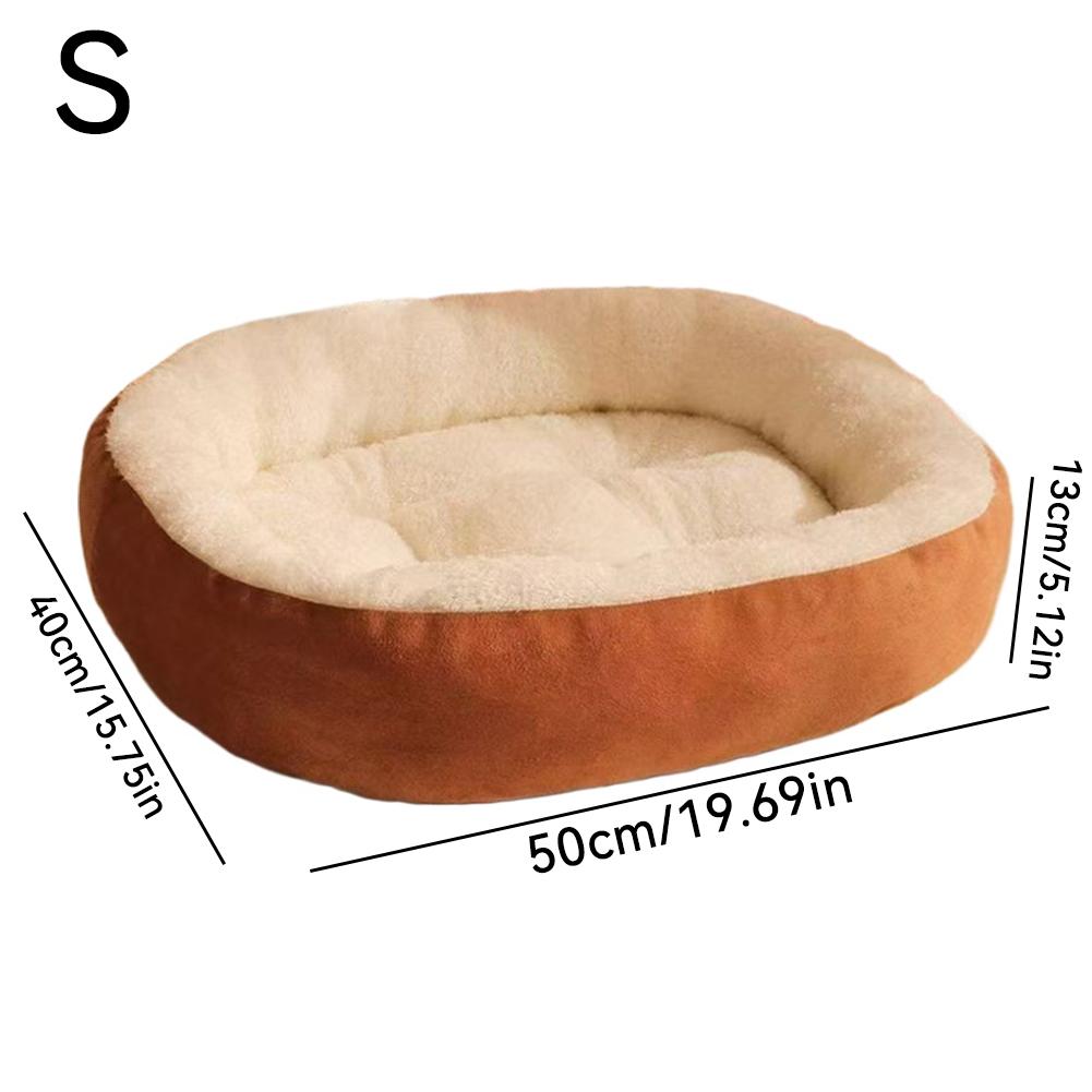 Thick Plush Pet Bed Warm Dog Cat Nest Mat Thickened Cozy Pet Sleeping Cushion for Small Medium Large Dogs Cats