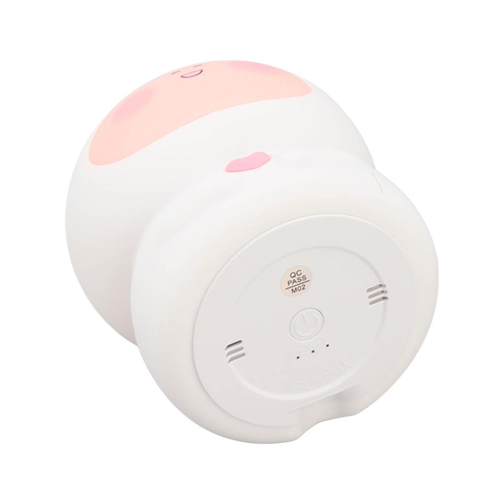 USB Fat Peach Night Tap Lamp with Timing Function Intelligent Colorful Silicone Tap Lamp for Teen Girls Bedroom