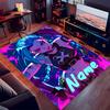 Custom Personalization League of Legends Jinx Print Area Rug - Soft, Washable Non-Slip Indoor Mat,Living Room,Home&Office Decorative Rug