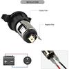 Xiaomi 120W 12V/250W 24V Small Dustproof ABS 2 Pin Cigarette Lighter for Car Boat Marine Motorcycle for Motorcycles Boats Tractor Truck