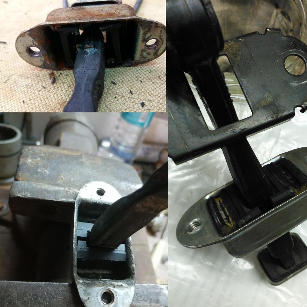 4X Autotür Prüfen Band Reparatursatz Stopper Dämpfung Clip Für Mazda 3 BK BL 2003 2004 2005 2006 2007 2008 2009 2010 2011 2012 2013