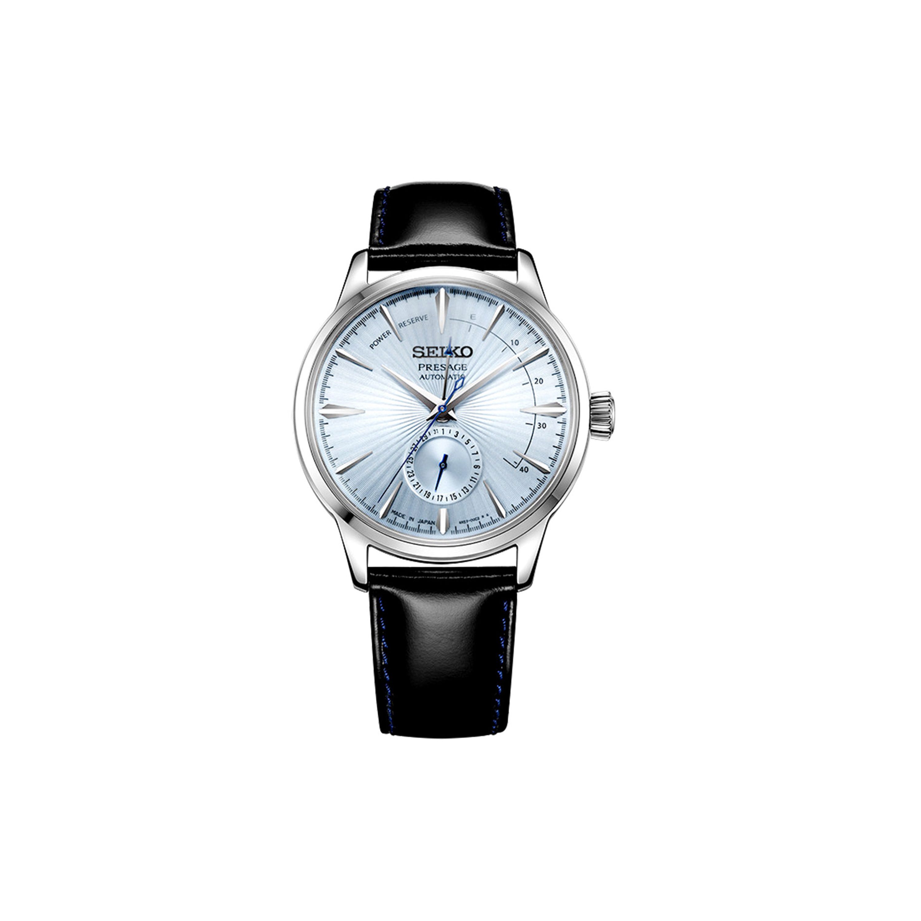 

Seiko Пілотська Серія Повсякденні Бізнес Механічний Рух Натуральна Шкіра Ремінець Годинник Чоловічі Годинники Синій SSA343J1 Light Blue
