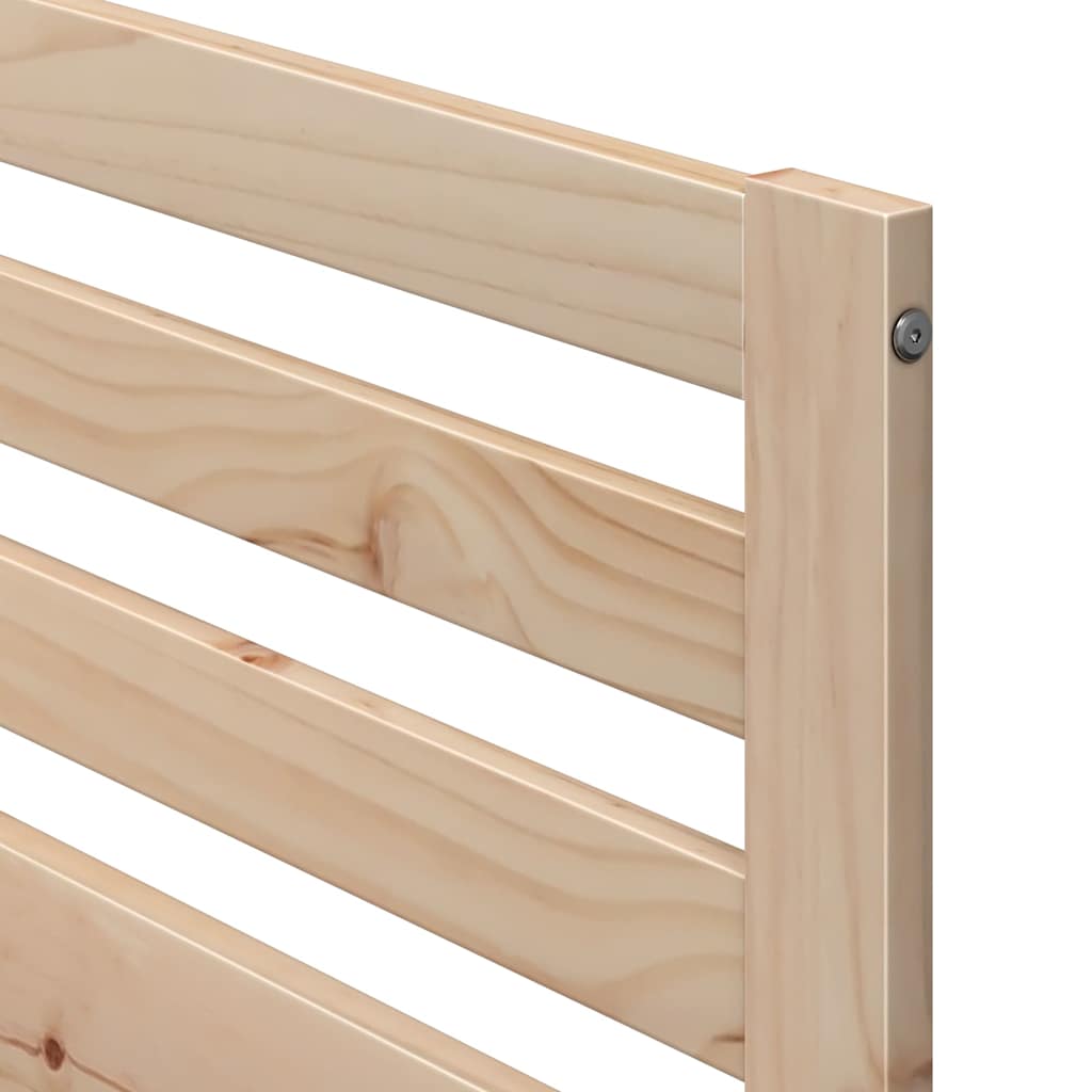 Daybed without Mattress 80 x 200 cm Solid Pine Wood