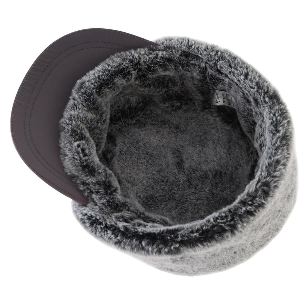 Cone Tail Unisex Earmuff Cap for Cold Work Dark Gray Men, Winter, Outdoor, Weather, Cycling, Warm, Waterproof, Cap,