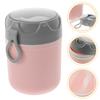 Breakfast Cup Carrier Oatmeal Carrying Large Mouth Food Anti-leak Porridge with Cover Milk Storage Holder Soup