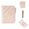 Women's Wallet Short Korean Version Cross Flower Zipper Fashion Quilted Card Bag Women