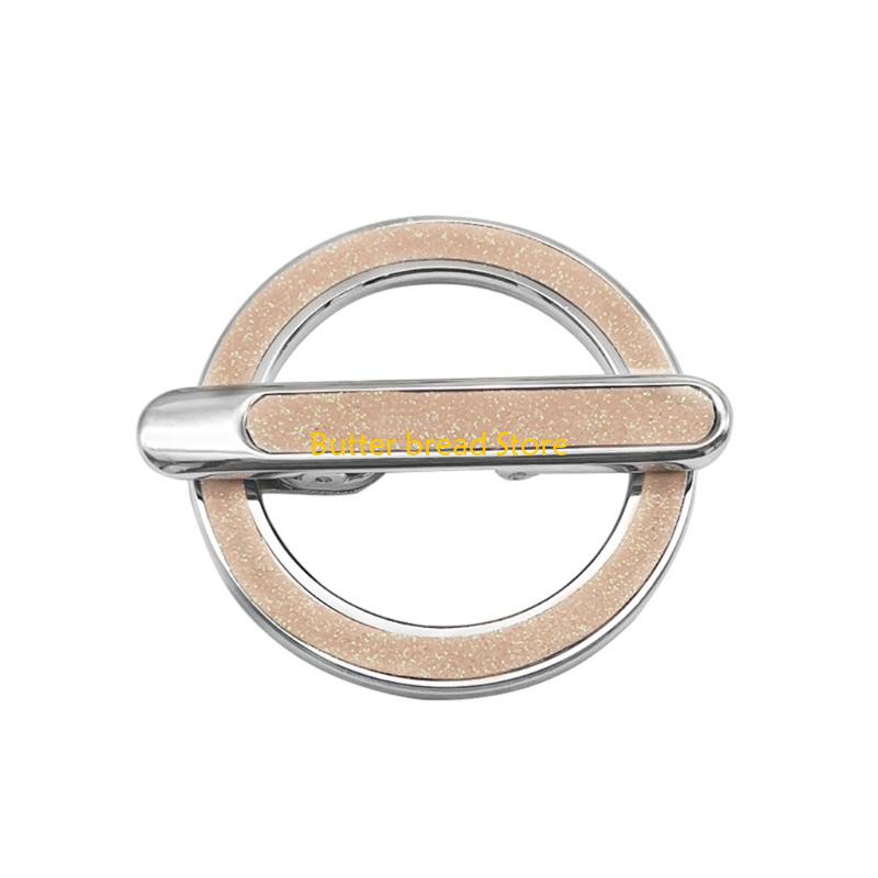 W89C Universal Foldable Phone Finger Holder Rack With Adjustable 360 Degree Stand Sparkling Brooch Design For Phone