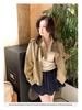 Korean Retro Lapel Single-Breasted Trench Coat - Versatile Spring/Autumn Women's Jacket