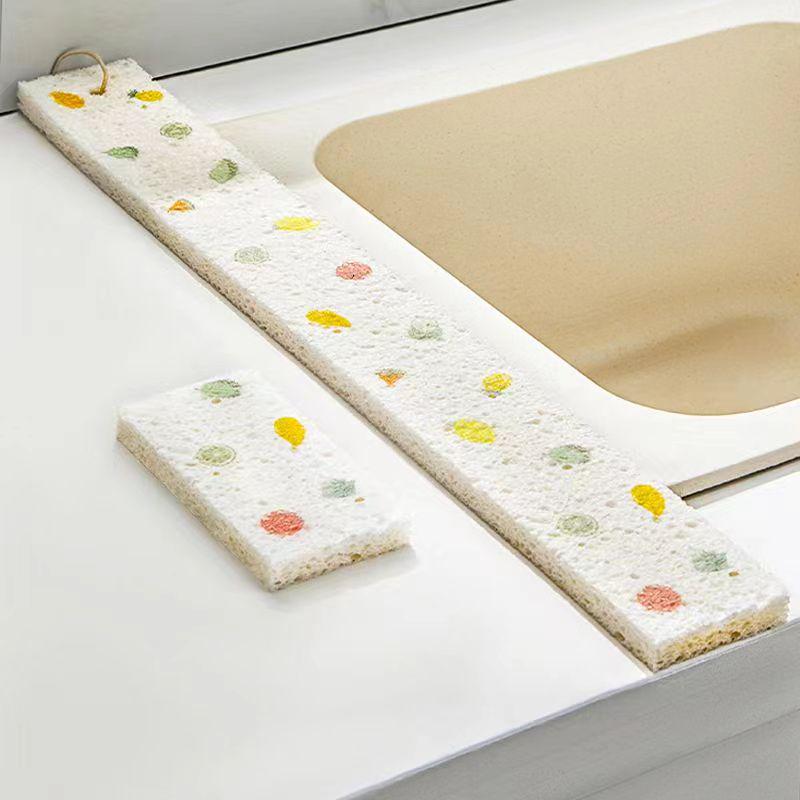 Wood Pulp Cotton Absorbent Sponge Pad for Dishwashing & Table Cleaning