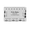 Electric & Acoustic Guitar String Height and Spacing Ruler - Guitar Repair Tool