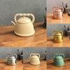 1Pc Kitchen Furniture Teapot Tea Kettle 1:12 Miniature Teapot Dollhouse Kitchen Food Accessories