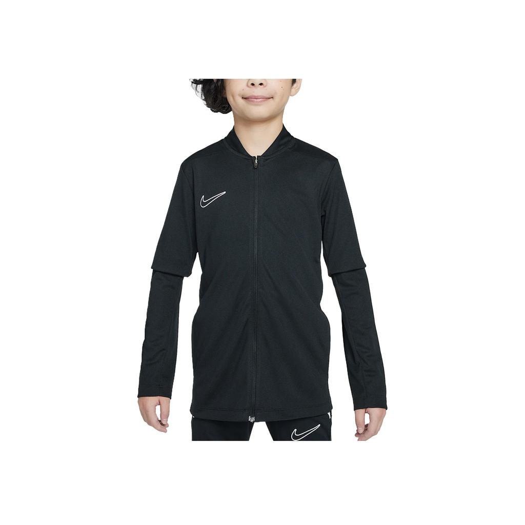 Nike Günlük Spor Takım Elbise Şık Dik Yaka Uzun Kollu Lastikli Bel Uzun Pantolon Çocuk takımı Siyah HJ3715-010