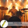 Drumstick Bag Thickened Oxford Cloth Drum Stick Holder Storage Case with Hooks Inside for Percussion Sticks Drum Mallet