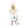 Translucents Crystal Prisms Wind Chimes for Porch Garden Decoration Creates Kaleidoscopic Light Pattern