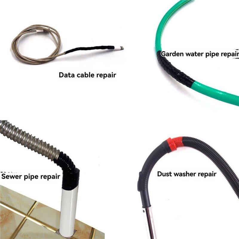 Selbstschweißendes Silikonband 5cm*3m Wasserdichtes Rohrleck Reparaturband Notfall Gummi Schlauch Verbindungs Dichtungsband