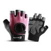 Sport Fitness Herren und Damen Gewichtheben Atmungsaktive Rutschfeste Silikon Halbfinger Radhandschuhe