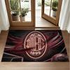 AC Milan Design Crystal Velvet Rug Soft Decorative Mat for Bedroom Entrance