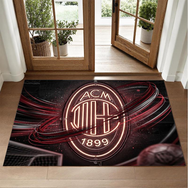 AC Milan Design Crystal Velvet Rug Soft Decorative Mat for Bedroom Entrance