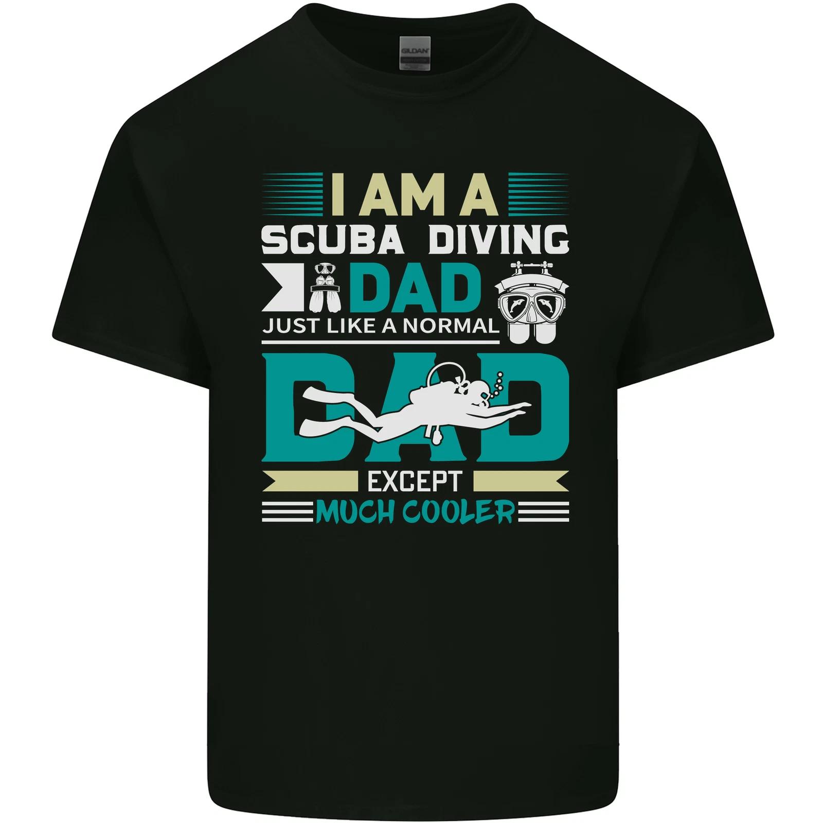 I m a Scuba Dad Funny Fathers Day Diver Dive Kids T-Shirt Childrens L