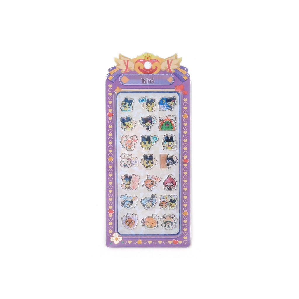 3D Acrylic Cartoon Princess Scene Stickers for Kids - Creative Decorative Stick-On Fun