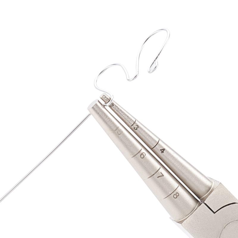 Round Nose Pliers Jewelry Tool Pliers Jewelry Equipments Long Carbon Steel Material Hand Tools for Beading Jewelry