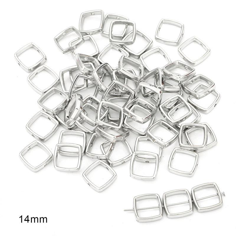 Multi-Size Electroplated CCB Plastic Large-Hole Beads for DIY Jewelry Crafting