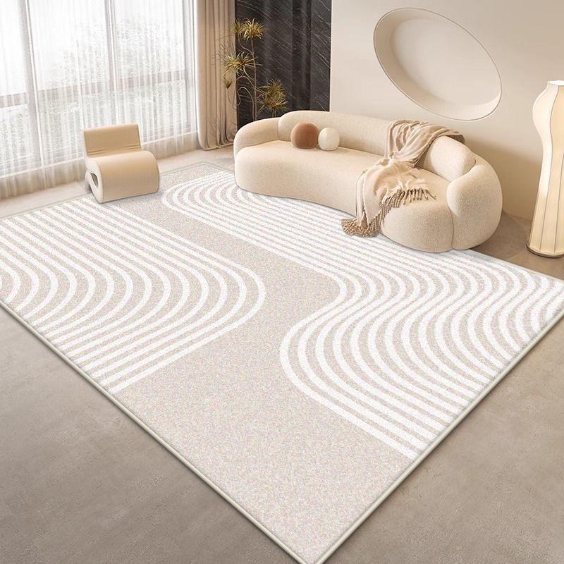 Simple Style Living Room Carpet Modern Home Decoration Sofa Large Area Rug Bedroom Cloakroom Non-slip Soft Mat Floor Easy Clean