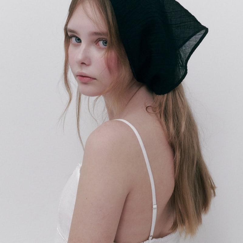 Sasaeorbit Basic scarf_Black