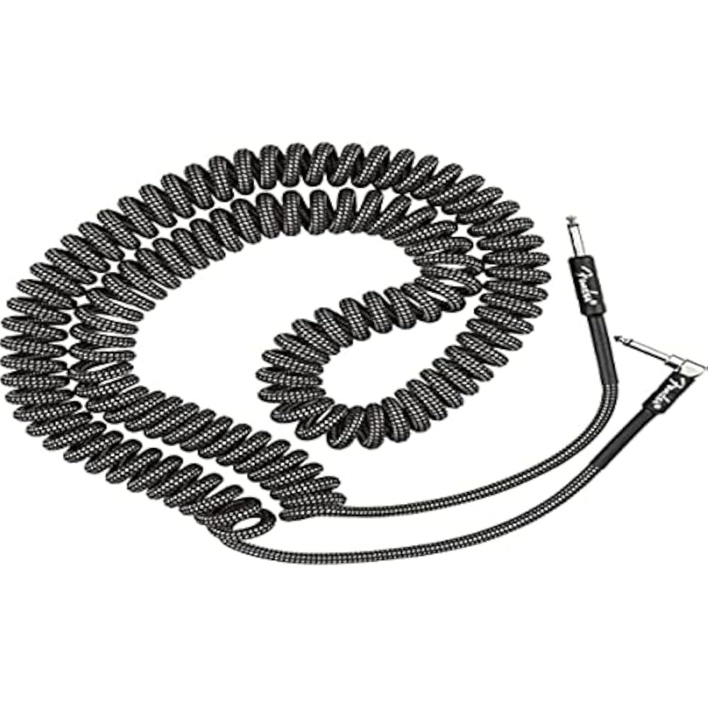 Fender Professional Series Tweed Coil Instrument Cable, Guitar Cable, Guitar Accessories, Straigh...