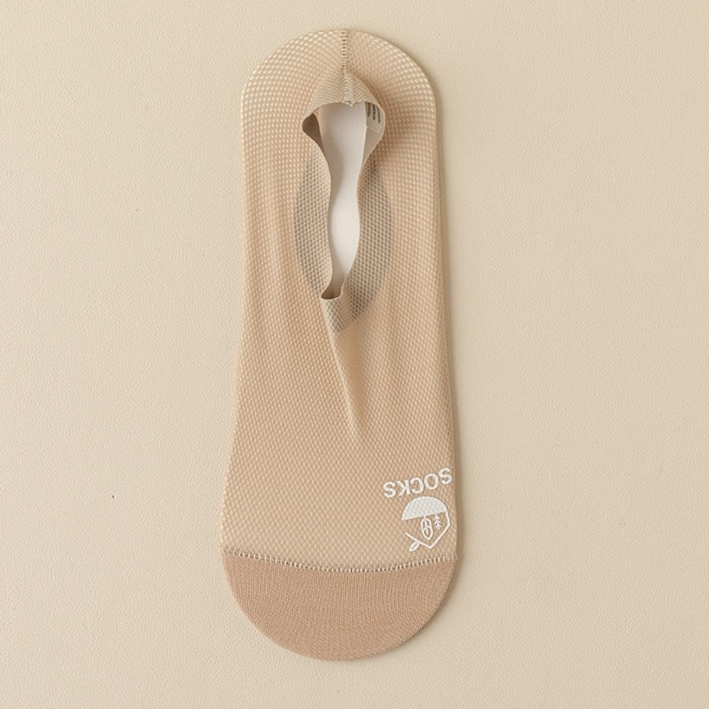 

Short Summer Comfortable Invisible Breathable Sock Slippers Solid Color Man Socks Mesh Socks телесный