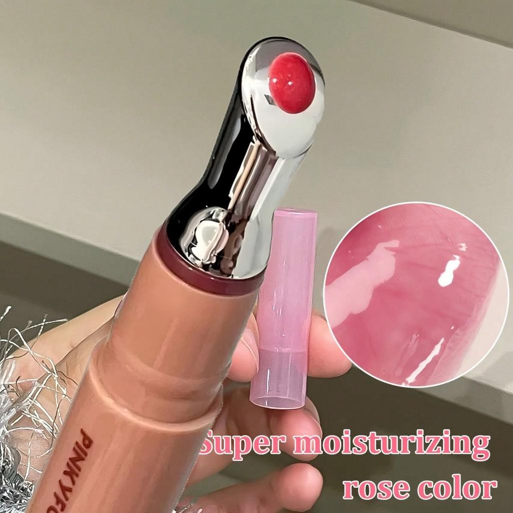 Transparent Hydrating Lip Gloss, Nourishing Moisturizing Liquid Lip Oil, Long-Lasting Hydration, Hig