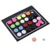 12 Paar Herren Damen Gemischte Farbe Magnetischer Clip-On Ohrstecker Ohne Loch Ohrring 8mm