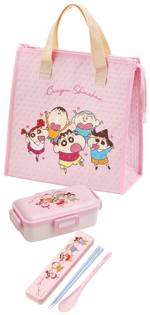 Skater Lunch Bag, Nonwoven Fabric, Insulated, 26.5 X 27cm, Crayon Shin-chan, 24, FBC1-A