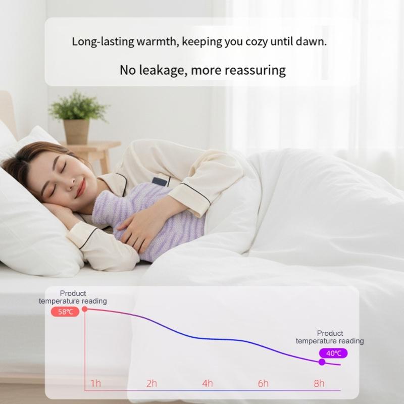 Extra Large Hot Water Bottle Highly Density PVC Safe Heat Retention Hot Water Bag for Cold Weather Indoor Outdoor Use