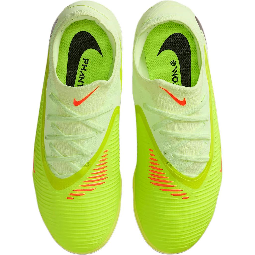 Nike Phantom 6 Low Pro MG GS Hyper Crimson Limelight Kids Cleats Yellow Black HM9204-800
