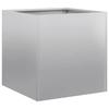 VidaXL Jardinière 40x40x40 cm acier galvanisé, pot de fleurs, support de plantes, lit surélevé, support de jardinière 860666