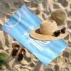 Lionel Messi Print Beach Towel Design, Soft, Lightweight. for Home Bathroom, Spa, Pool, Yoga, Surfing, Camping, Gift for Family, Friend