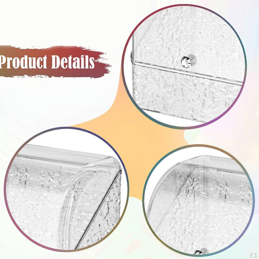 Bread Bin Box with Lid Entryway Storage Large Capacity Makeup Countryside