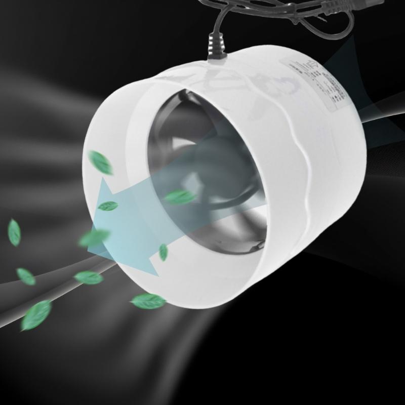 Justerbar Hastighet Fläkt Tyst Kanalutsug Luftförstärkare Fläkt Ventilation Utsug Luftfläkt Ventilatorfläkt Hem