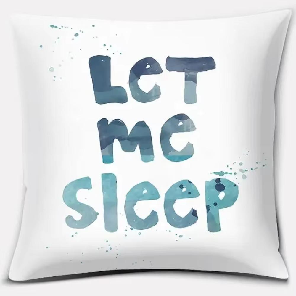 Home Office Decoration Pillow Bedroom Sofa Car Cushion Cover Blue Green Fresh Series