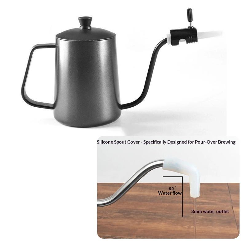 Coffee Tea Tools Pour Over Coffee Kettle Drip Spout Silicone Water Control Valve For Hand Brew Coffee