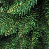 180cm Slim Artificial Christmas Tree with Realistic Branches, Tall and Narrow Christmas Tree with Folding Base, Green