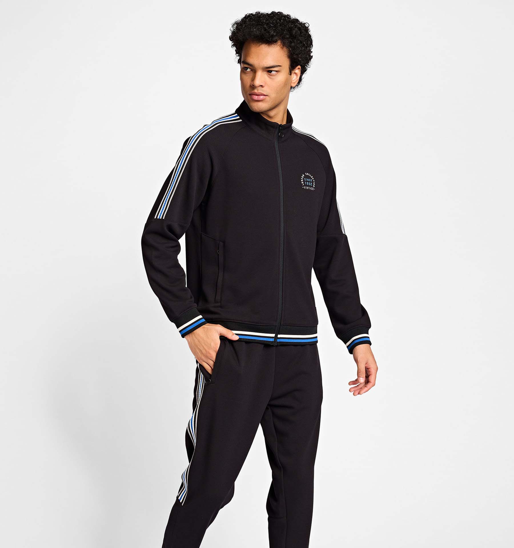 

Мужская толстовка на молнии 24N-1124 XXL чёрный