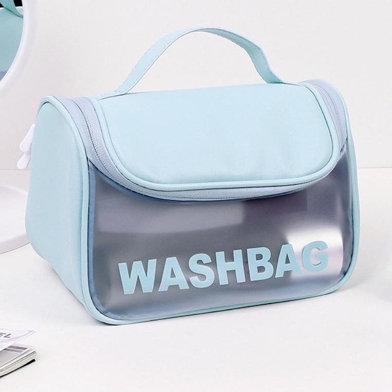 Travel Makeup Bag - High-End Waterproof, Multi-functional, Large Capacity, Transparent with Logo Print