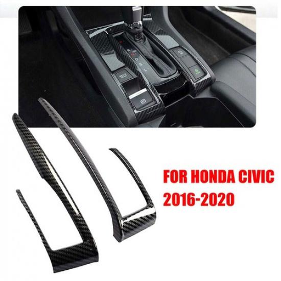 

Car ABS Interior Gear Shift Box Strip Cover Trim for Honda Civic 2016-