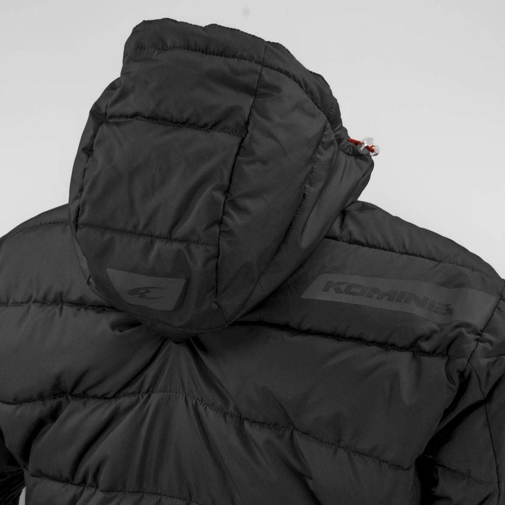 Komine Bike Protective Winter Padding Jacket XL Black 07-612 JK-612
